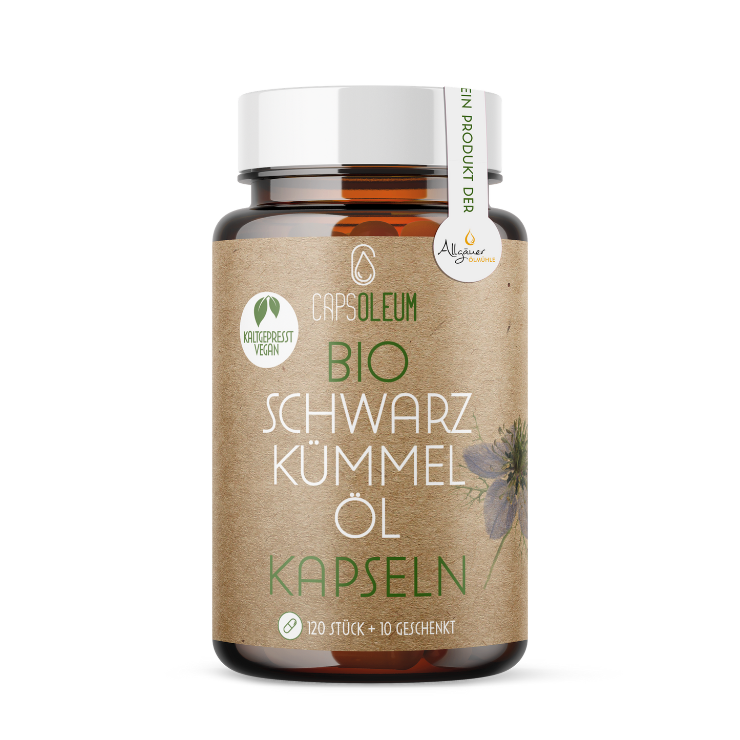 Bio Schwarzkümmelöl Kapseln kaltgepresst